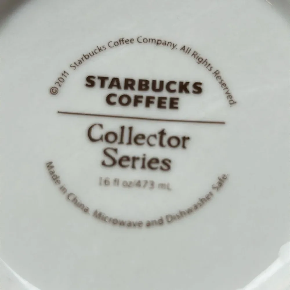 ☕️ Guitar🎸town Austin 2011 LtdEd. Star⭐️bucks Collector Series 16 oz ☕️